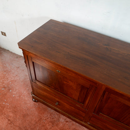 Credenza Con Ante Ribalta Cassa Como Restaurata
