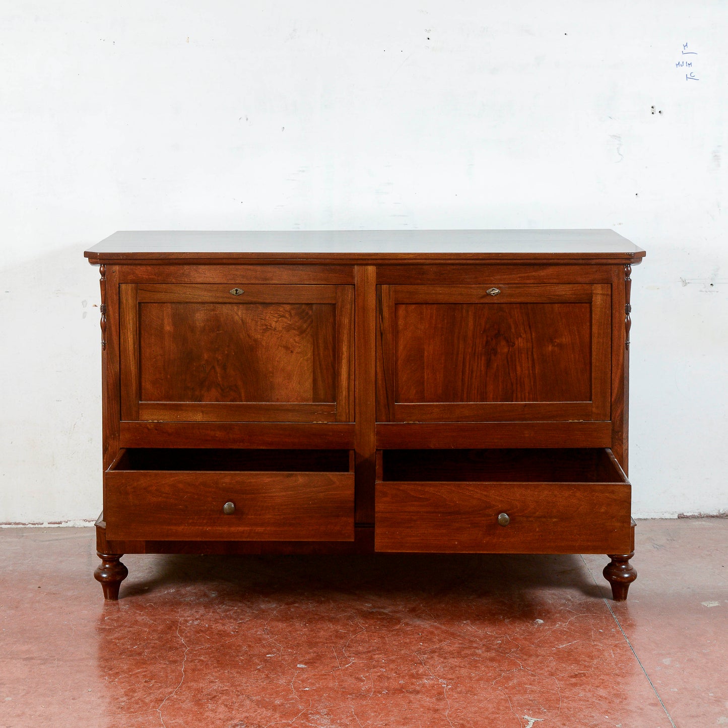 Credenza Con Ante Ribalta Cassa Como Restaurata