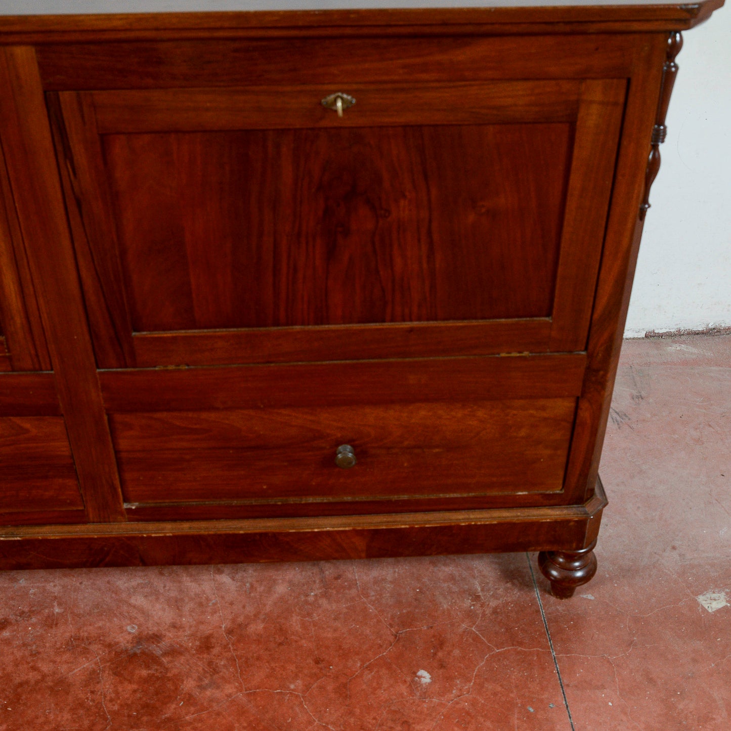Credenza Con Ante Ribalta Cassa Como Restaurata