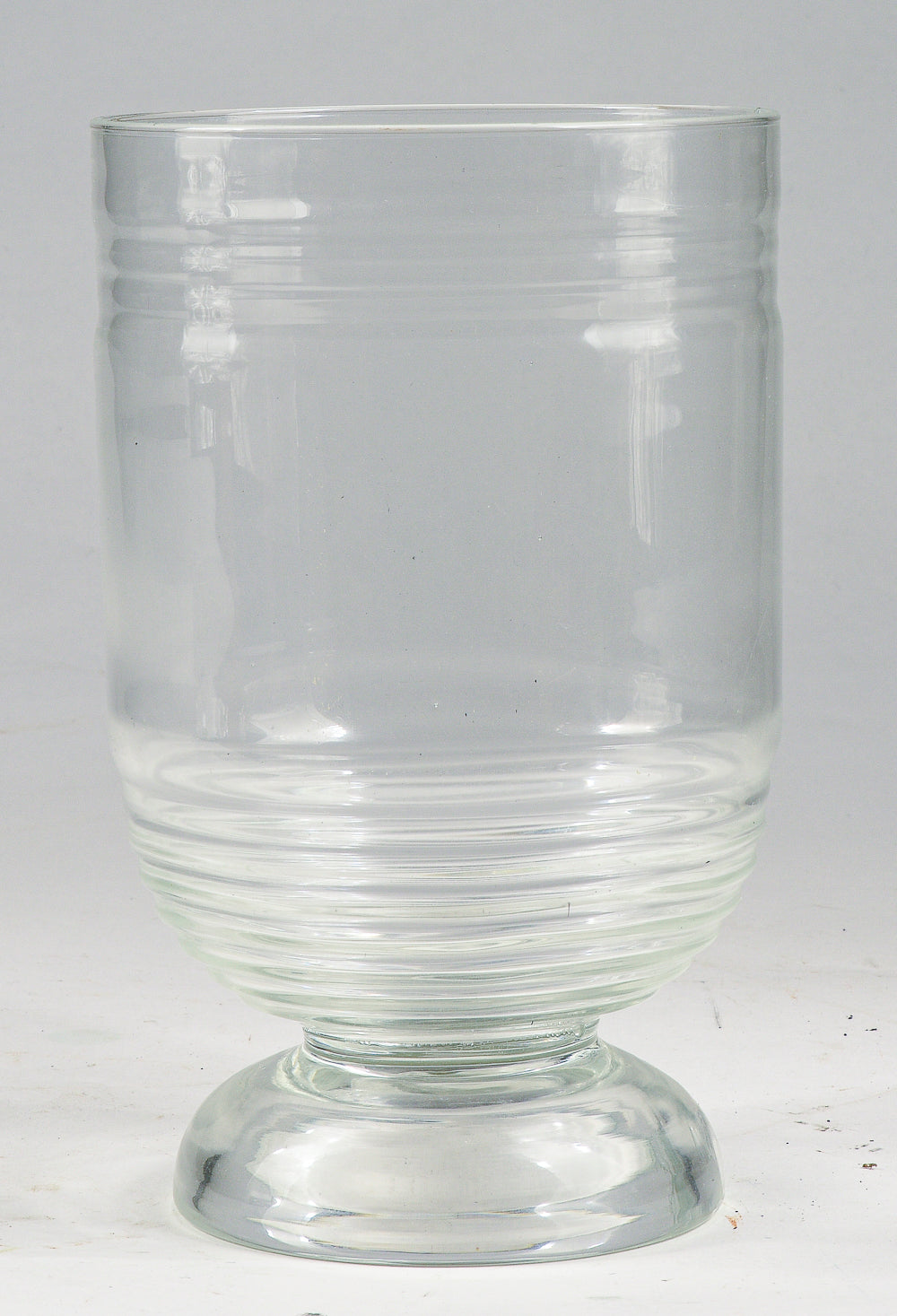 Vaso in vetro lavorato a mano manifattura Art Decò Italia 1940