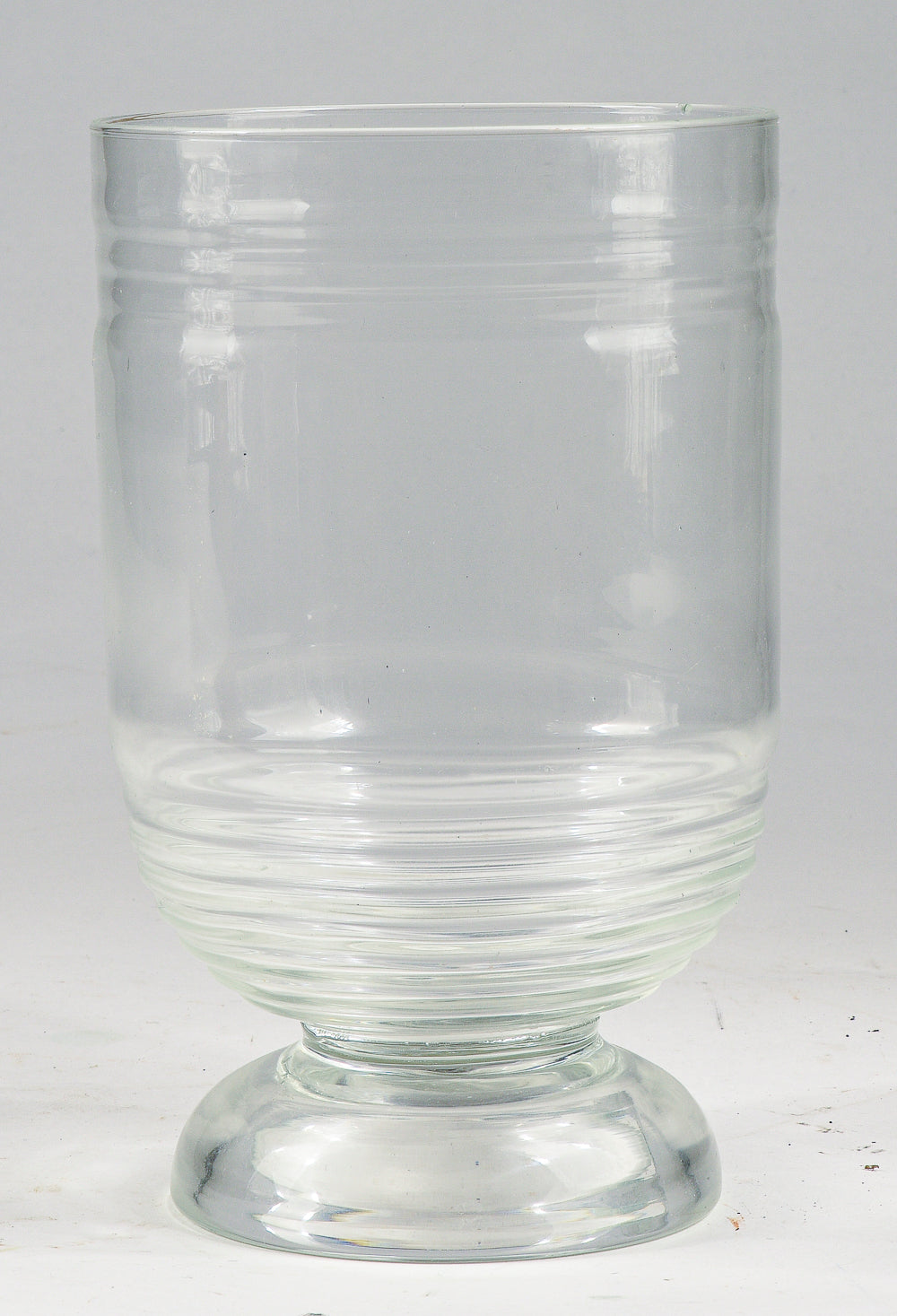 Vaso in vetro lavorato a mano manifattura Art Decò Italia 1940