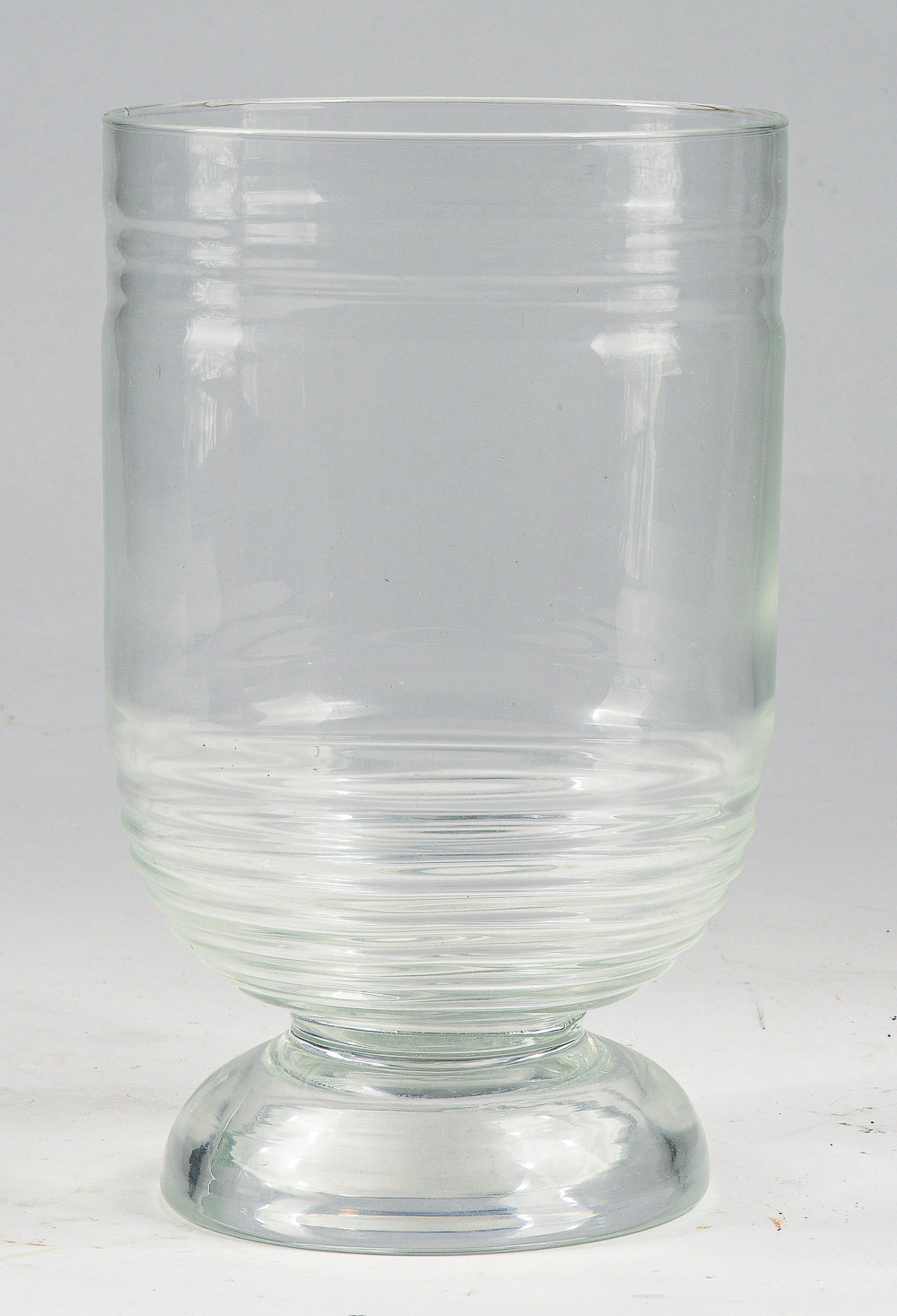 Vaso in vetro lavorato a mano manifattura Art Decò Italia 1940