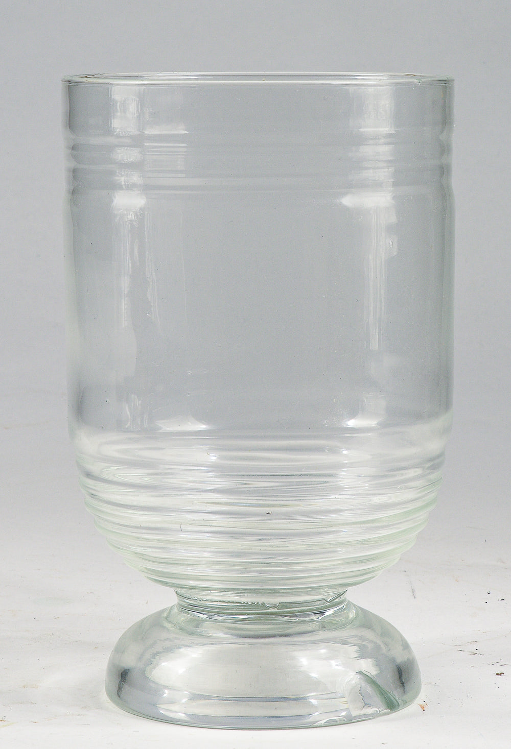 Vaso in vetro lavorato a mano manifattura Art Decò Italia 1940