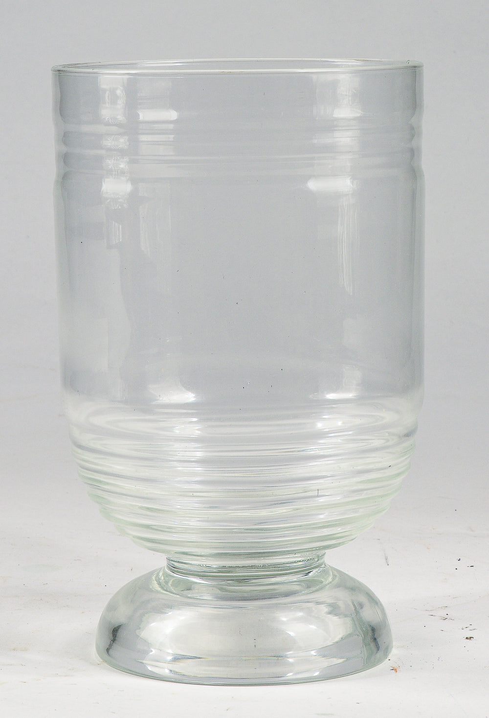 Vaso in vetro lavorato a mano manifattura Art Decò Italia 1940