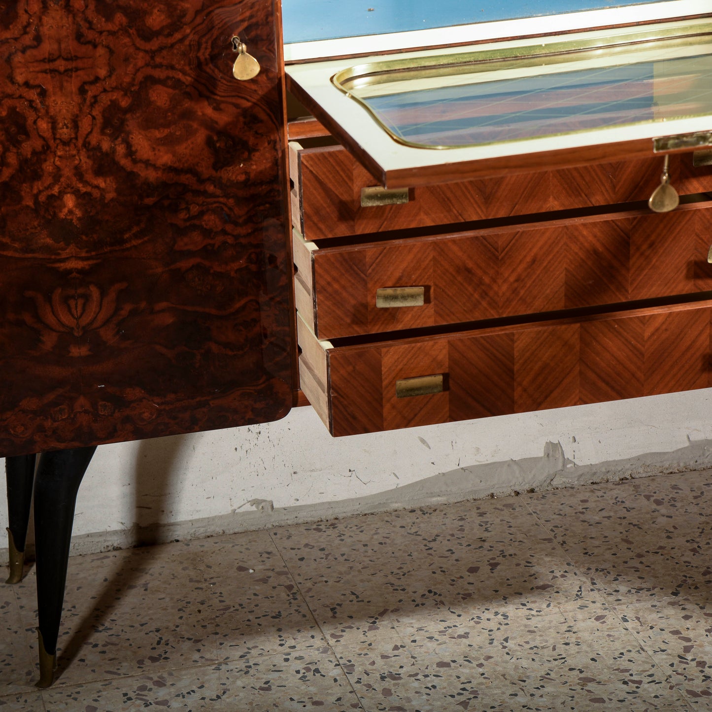 Credenza mobile bar Italia 1950