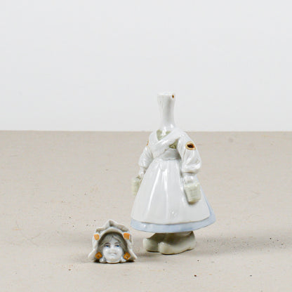 Ballerina in ceramica con movimenti snodabili epoca inizio XX secolo