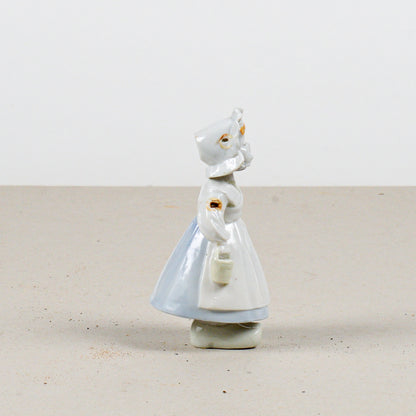 Ballerina in ceramica con movimenti snodabili epoca inizio XX secolo