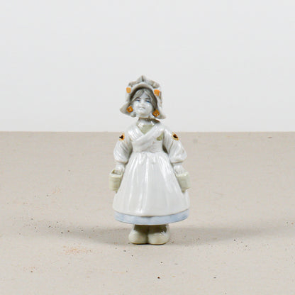 Ballerina in ceramica con movimenti snodabili epoca inizio XX secolo
