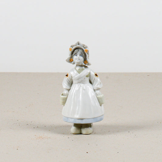 Ballerina in ceramica con movimenti snodabili epoca inizio XX secolo