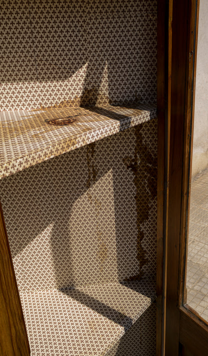 Angoliera in legno di abete a due ante epoca primo 900
