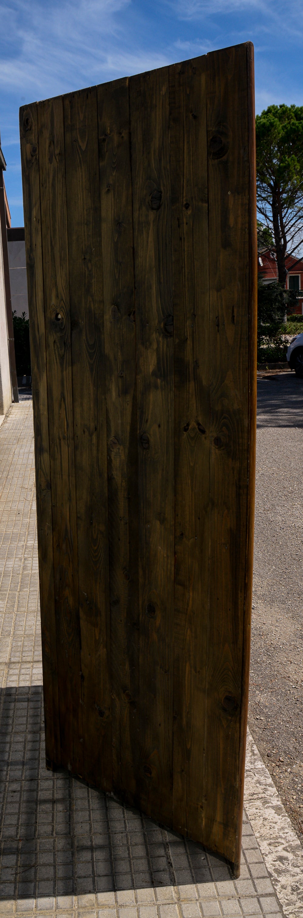 Angoliera in legno di abete a due ante epoca primo 900