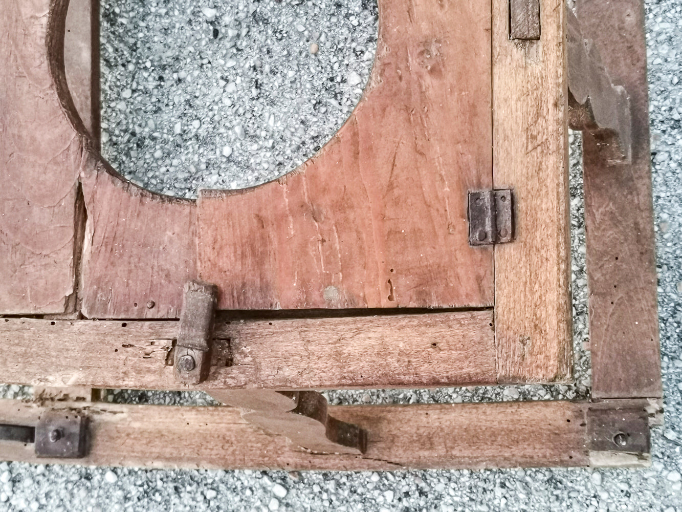 Girello in legno  per bambini con rotelle Italia epoca primi 1900