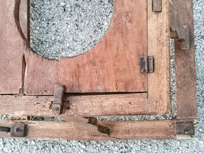 Girello in legno  per bambini con rotelle Italia epoca primi 1900