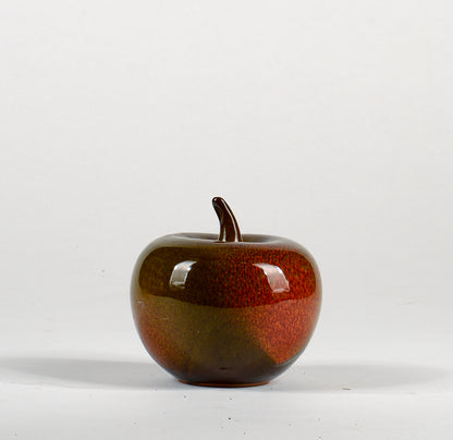 Mela in ceramica fermacarte produzione artigianele