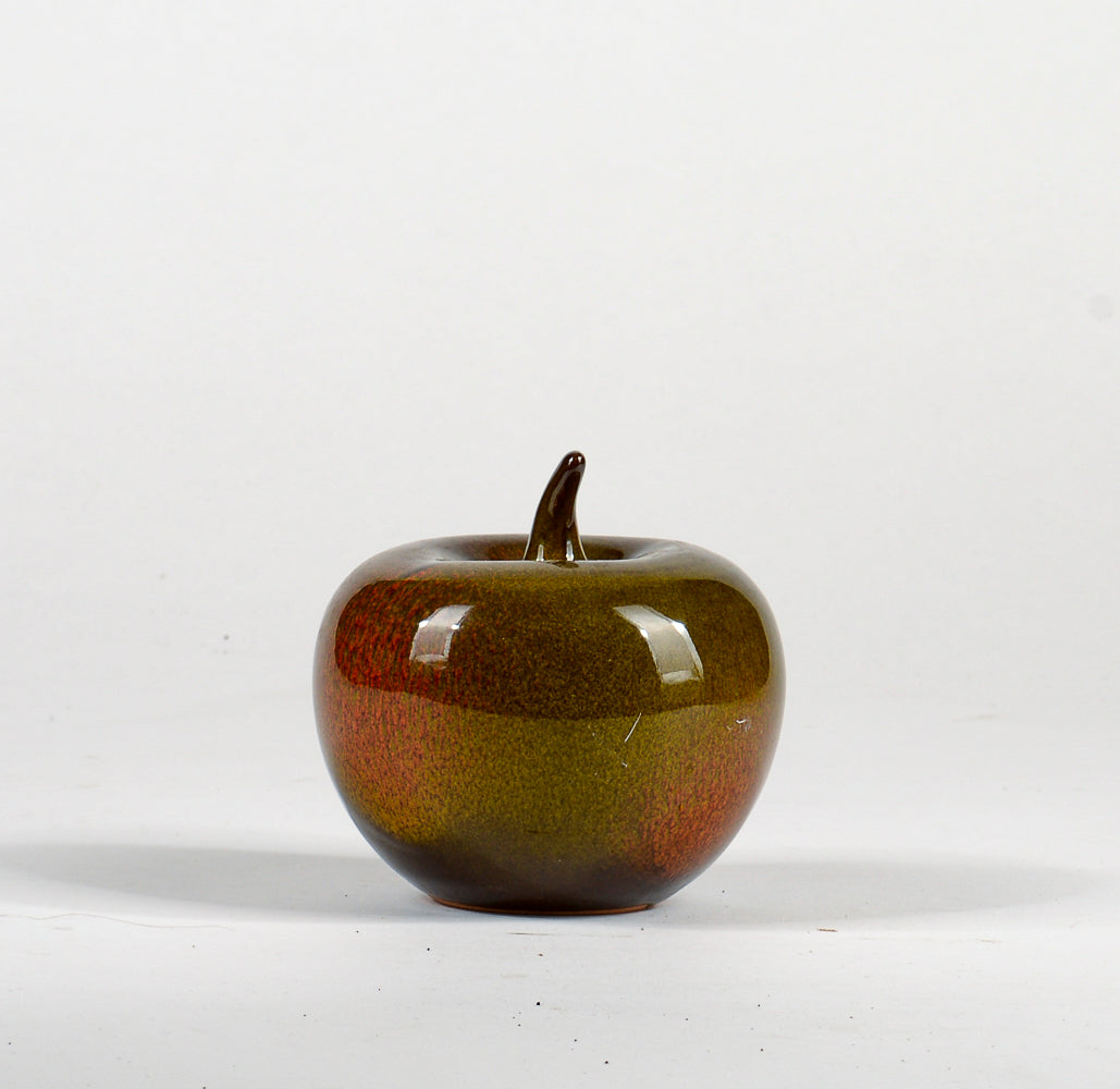 Mela in ceramica fermacarte produzione artigianele