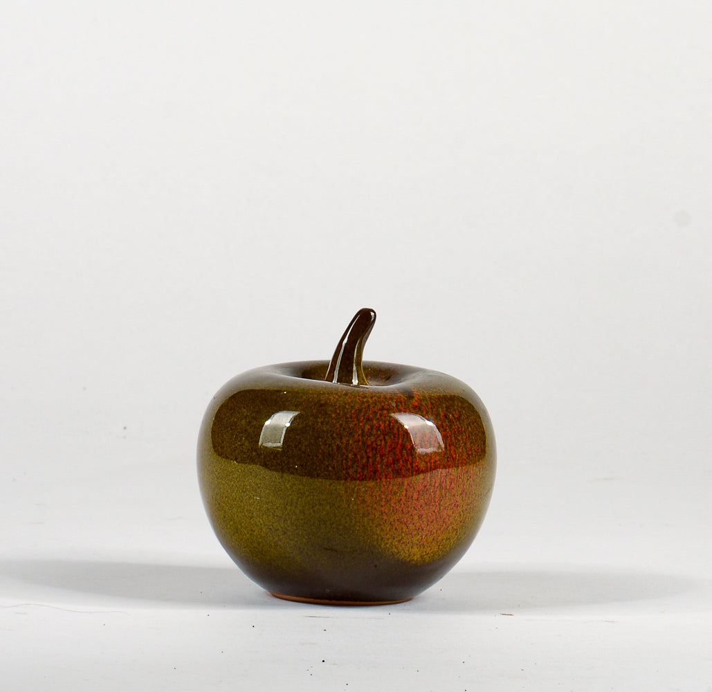 Mela in ceramica fermacarte produzione artigianele