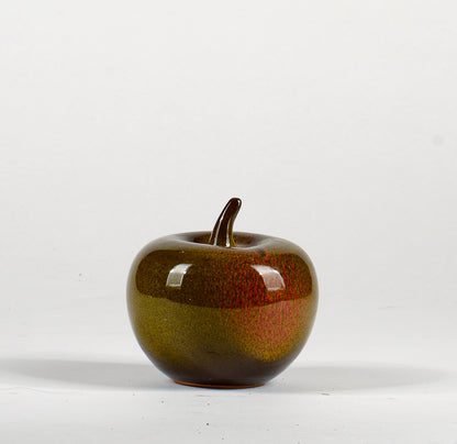 Mela in ceramica fermacarte produzione artigianele