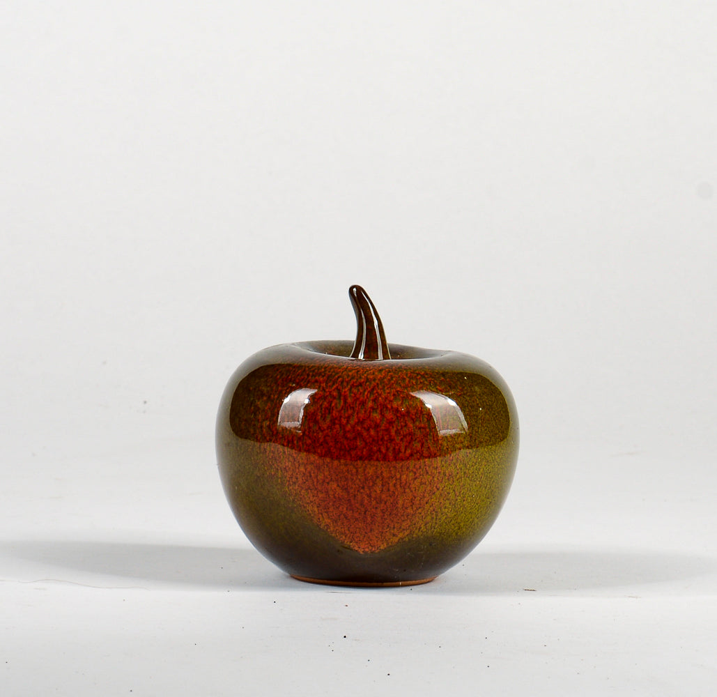Mela in ceramica fermacarte produzione artigianele