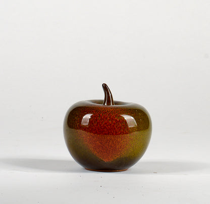 Mela in ceramica fermacarte produzione artigianele