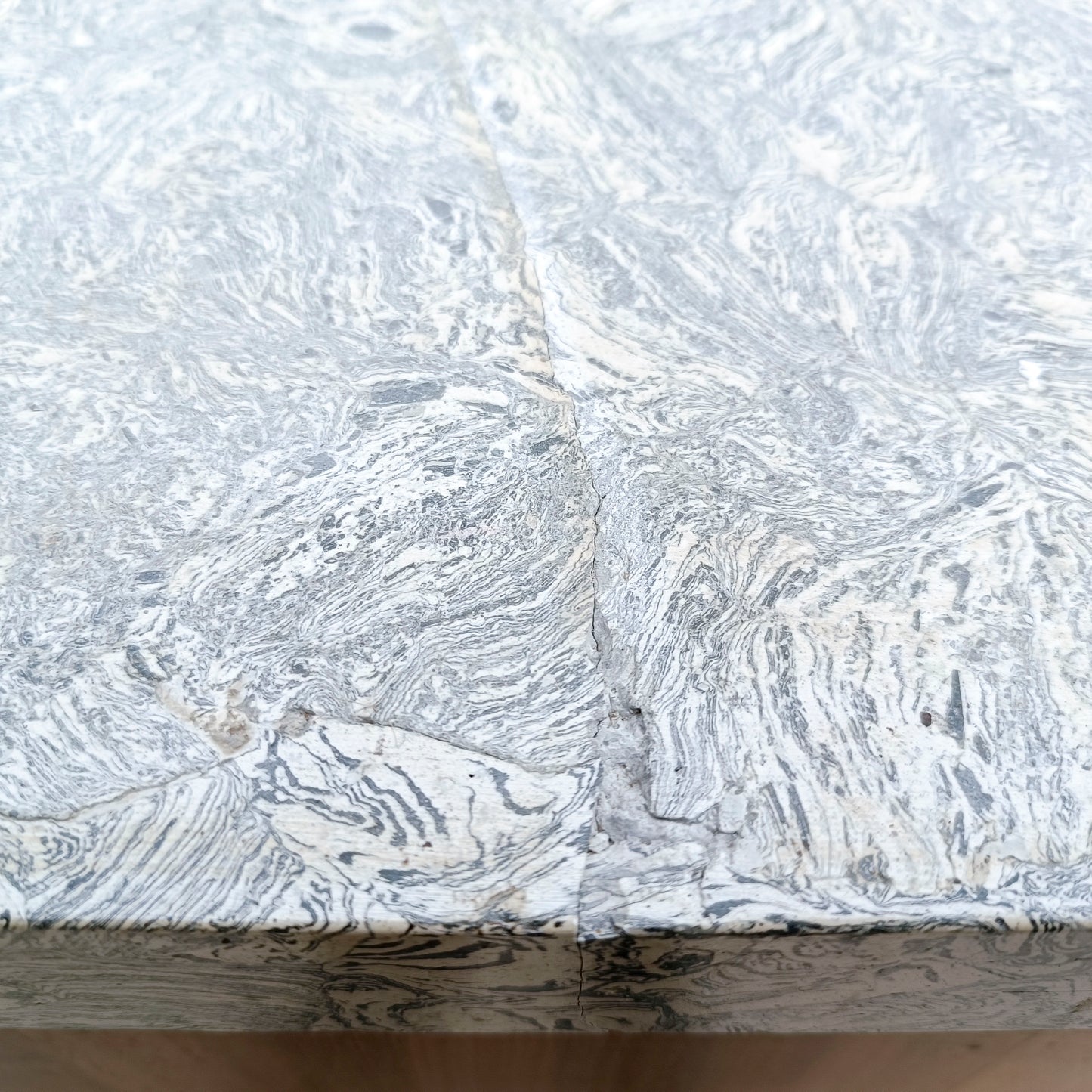 consolle in legno con piano in scagliola epoca primo 800