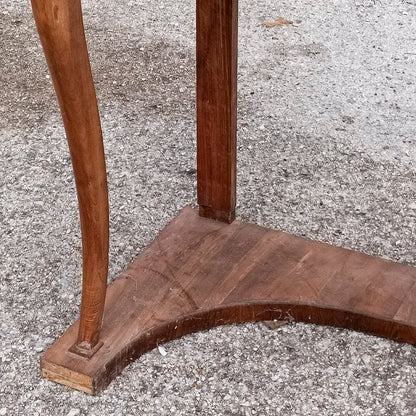 consolle in legno con piano in scagliola epoca primo 800