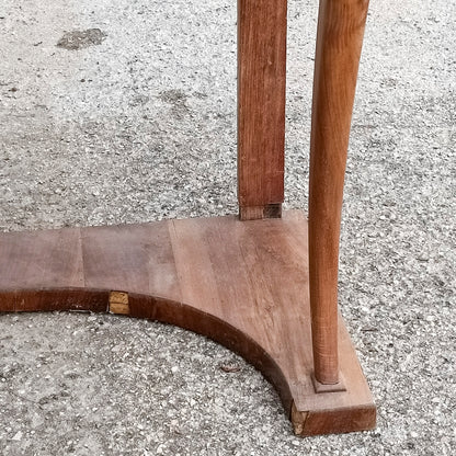 consolle in legno con piano in scagliola epoca primo 800