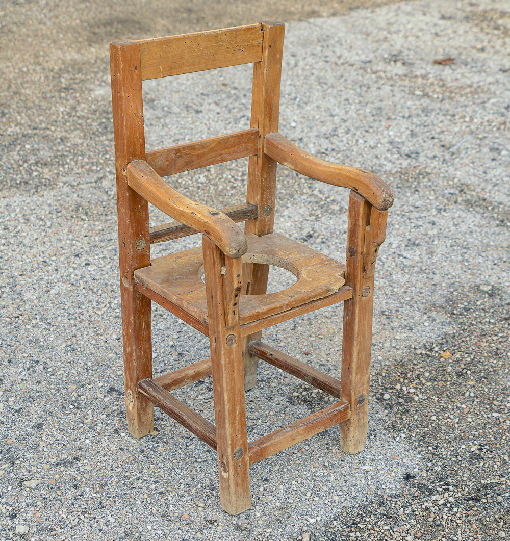 Sedia comoda wc da bambino abete  Italia epoca primo 800