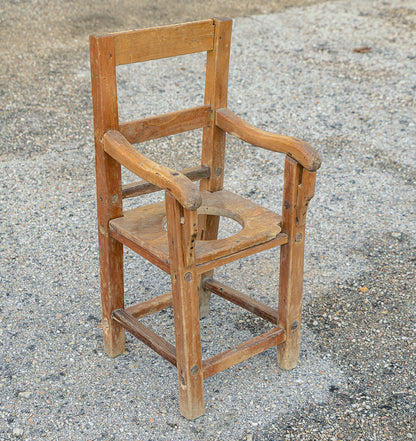 Sedia comoda wc da bambino abete  Italia epoca primo 800