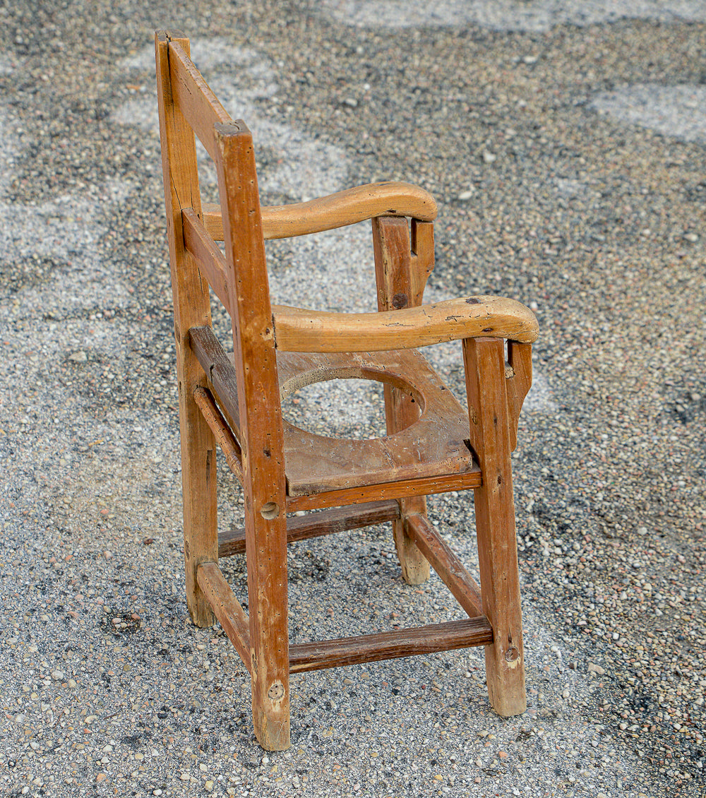 Sedia comoda wc da bambino abete  Italia epoca primo 800