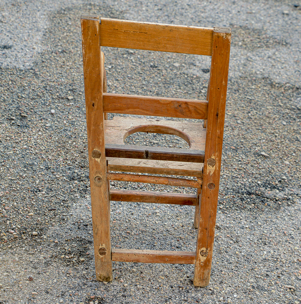Sedia comoda wc da bambino abete  Italia epoca primo 800