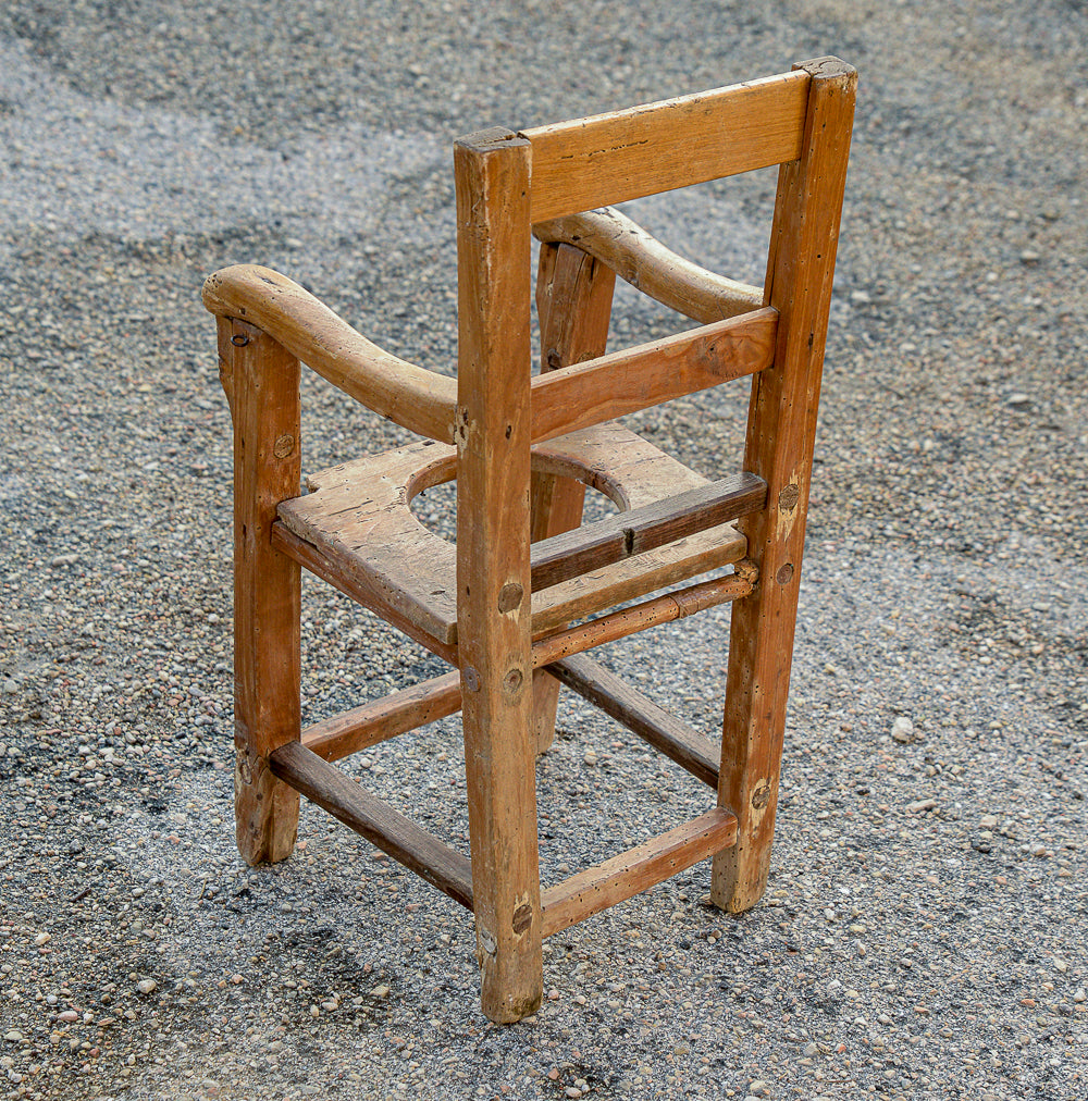Sedia comoda wc da bambino abete  Italia epoca primo 800