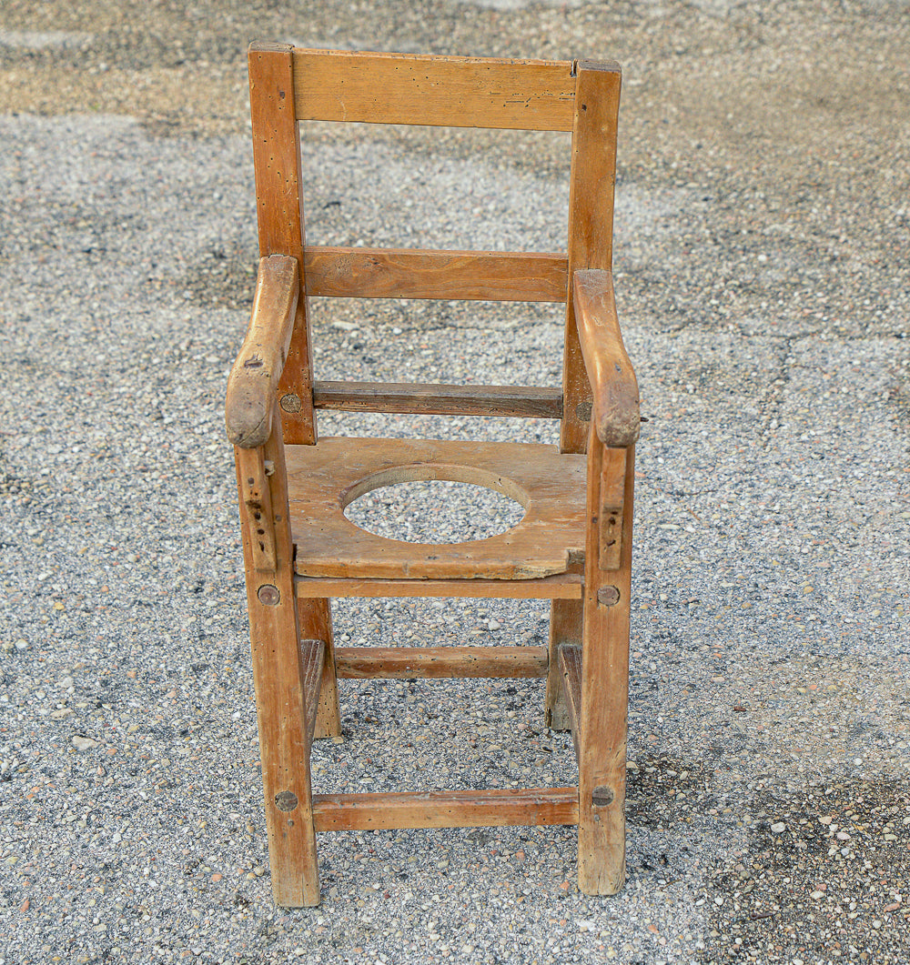 Sedia comoda wc da bambino abete  Italia epoca primo 800