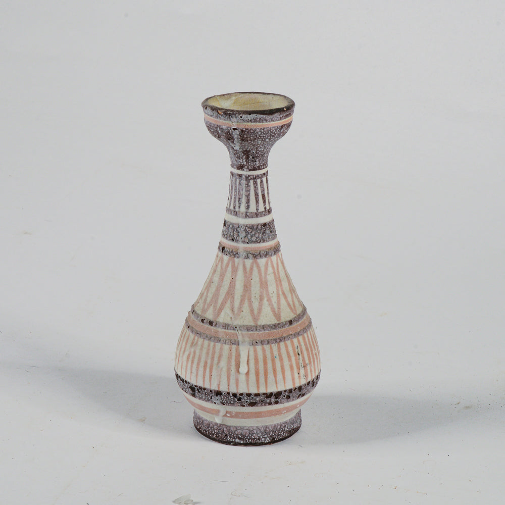 Vasetto anfora  marcata C.A.S. ceramica Vietri produzione anni 1990