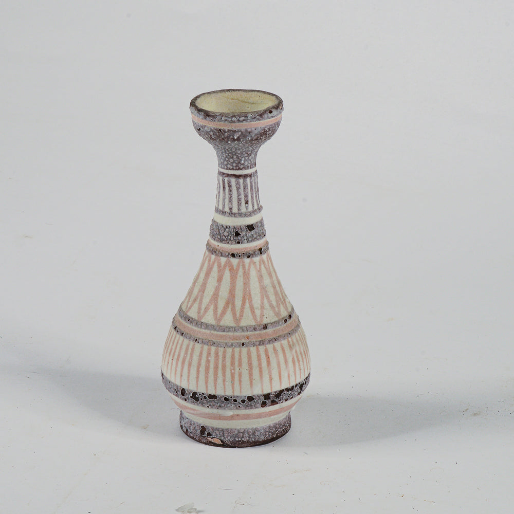Vasetto anfora  marcata C.A.S. ceramica Vietri produzione anni 1990