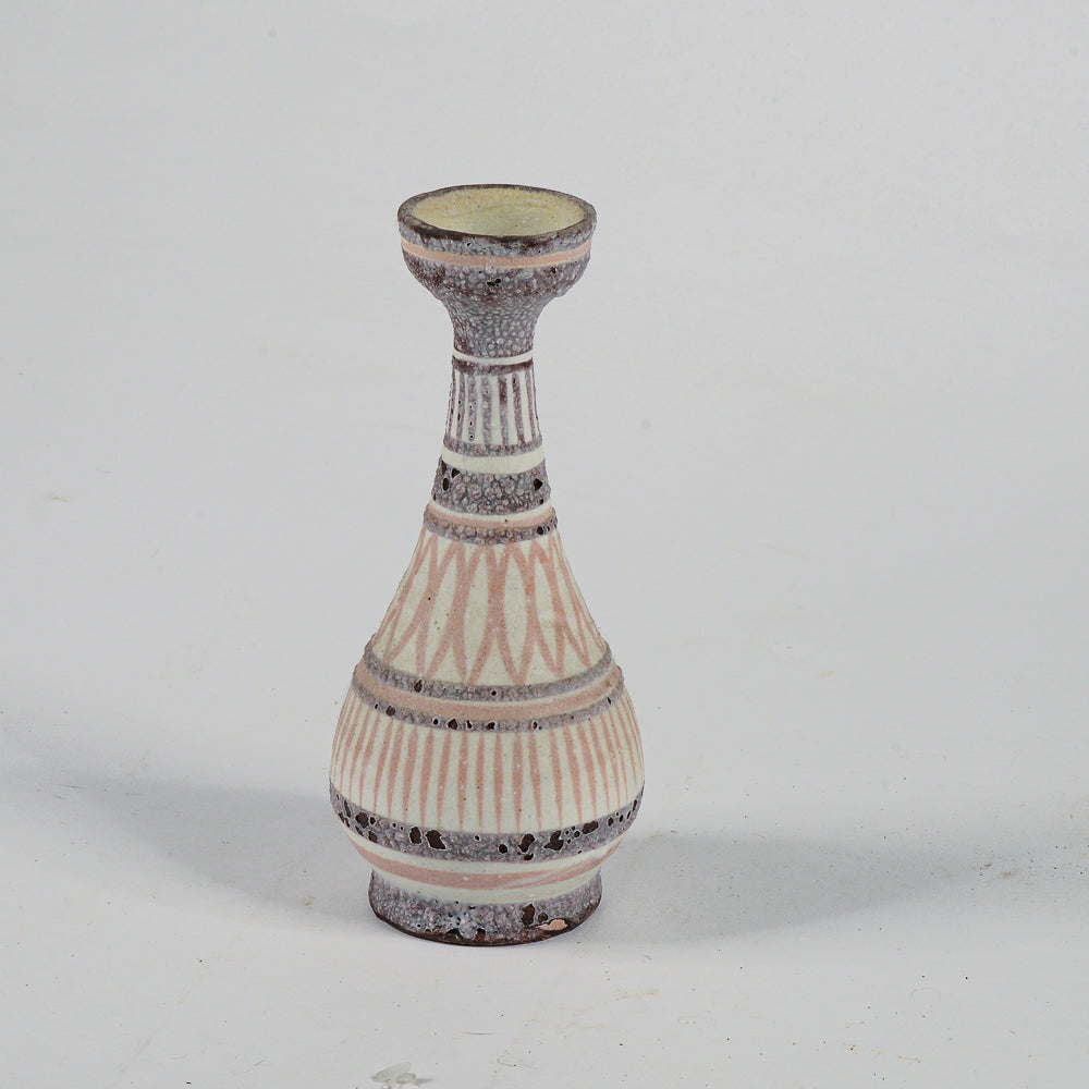 Vasetto anfora  marcata C.A.S. ceramica Vietri produzione anni 1990