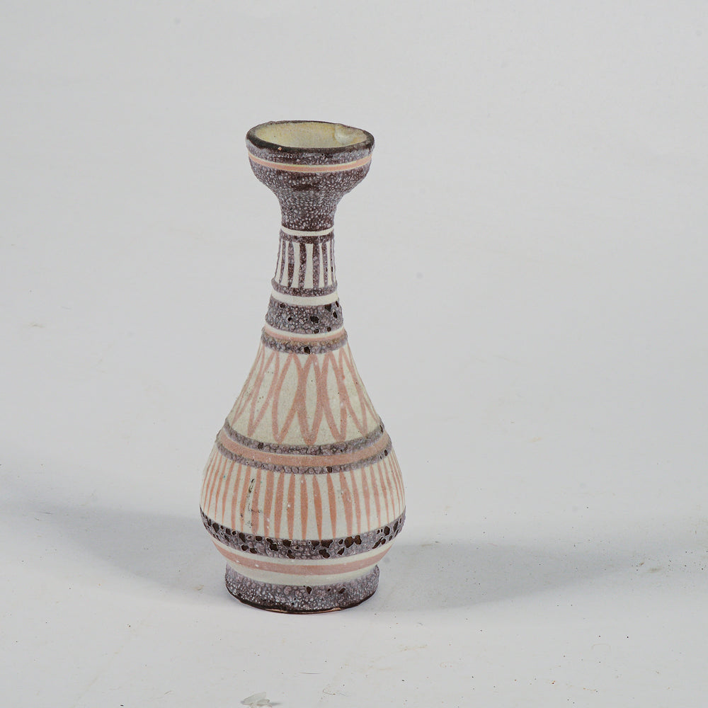 Vasetto anfora  marcata C.A.S. ceramica Vietri produzione anni 1990