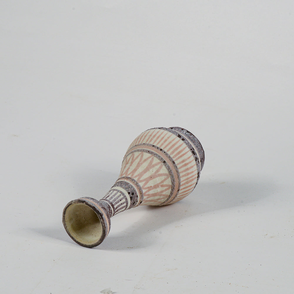 Vasetto anfora  marcata C.A.S. ceramica Vietri produzione anni 1990