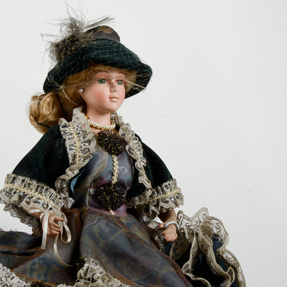 Bambola in porcellana Victorian Dolls - Rebecca Bambola Victorian Dolls - Italia