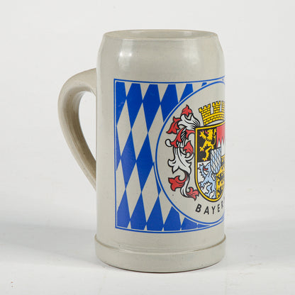 Boccale birra Bayern in terracotta 1980