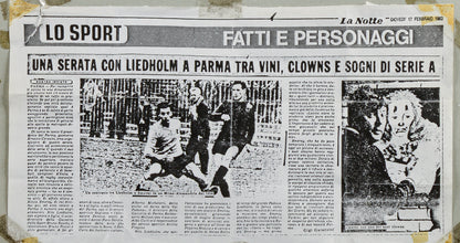 quardo olio cloun firmato silvio ex calciatore inter
