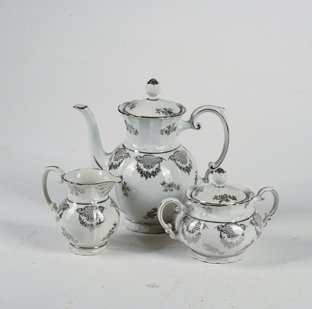 Set da the teiera zuccheriera lattiera firmate Forma Bavaria Richard Ginori  1960
