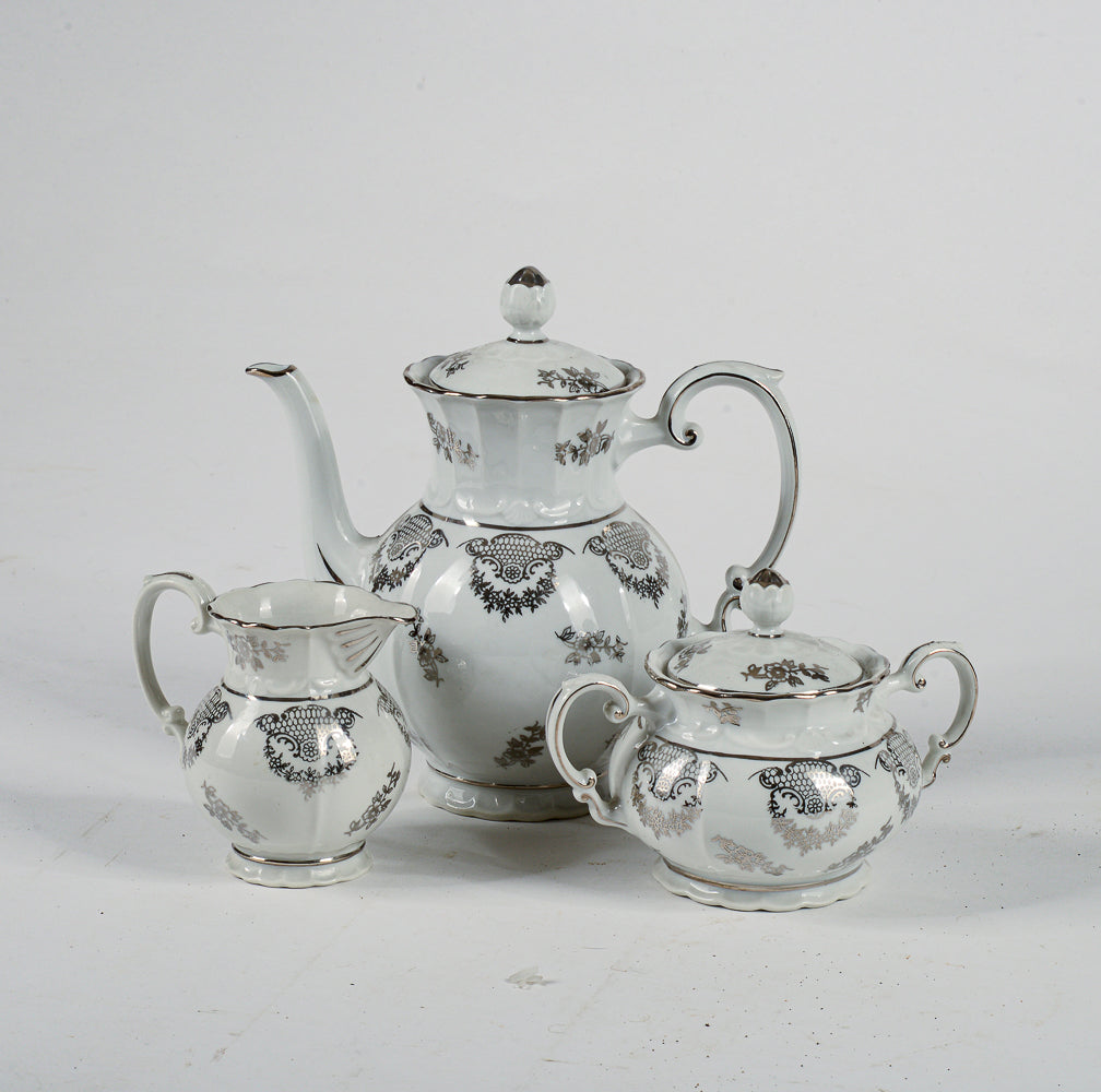 Set da the teiera zuccheriera lattiera firmate Forma Bavaria Richard Ginori  1960