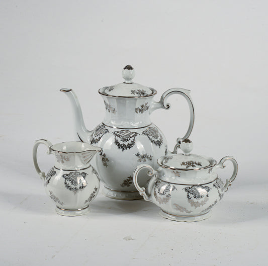 Set da the teiera zuccheriera lattiera firmate Forma Bavaria Richard Ginori  1960
