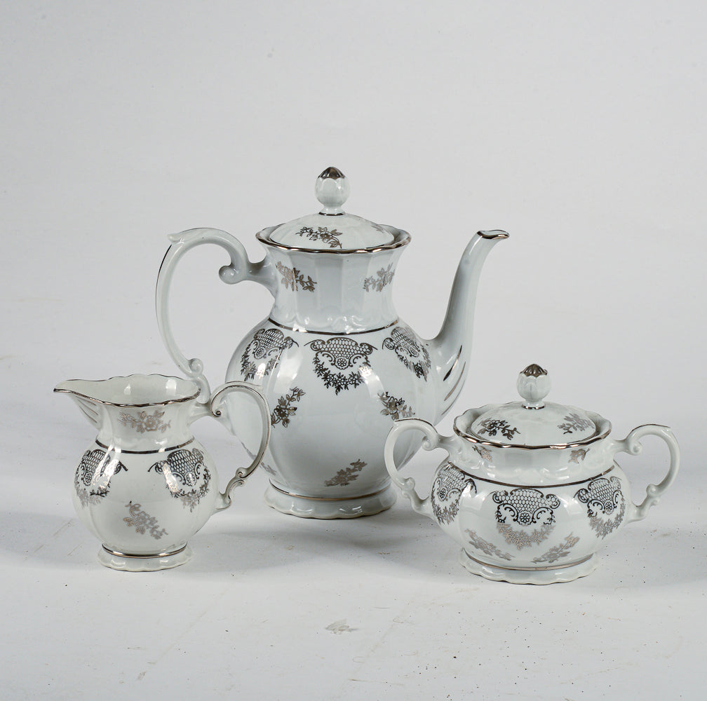 Set da the teiera zuccheriera lattiera firmate Forma Bavaria Richard Ginori  1960