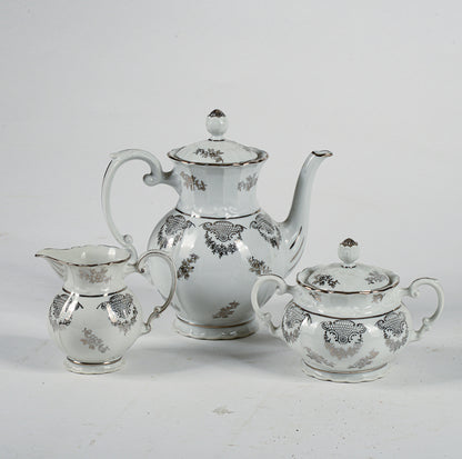 Set da the teiera zuccheriera lattiera firmate Forma Bavaria Richard Ginori  1960