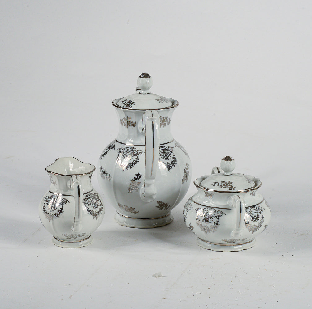 Set da the teiera zuccheriera lattiera firmate Forma Bavaria Richard Ginori  1960