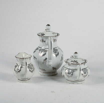Set da the teiera zuccheriera lattiera firmate Forma Bavaria Richard Ginori  1960