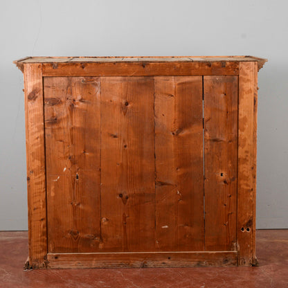 Credenza parte sopra in abete Italia fine XIX secolo