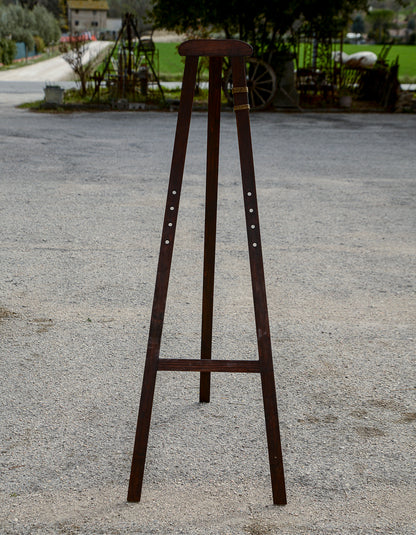 Cavalletto da pittore per quadri in legno senza perni Italia epoca primo 900