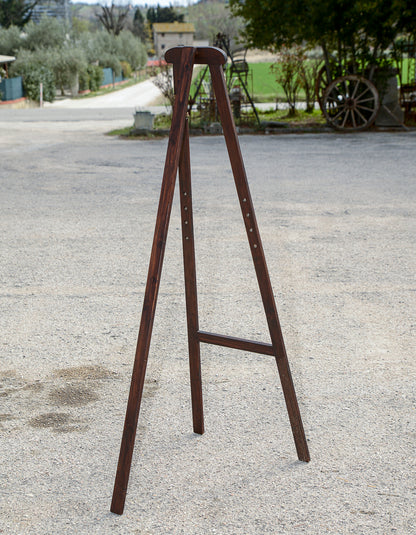 Cavalletto da pittore per quadri in legno senza perni Italia epoca primo 900